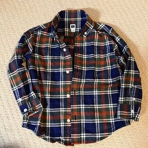 Janie and Jack plaid button down